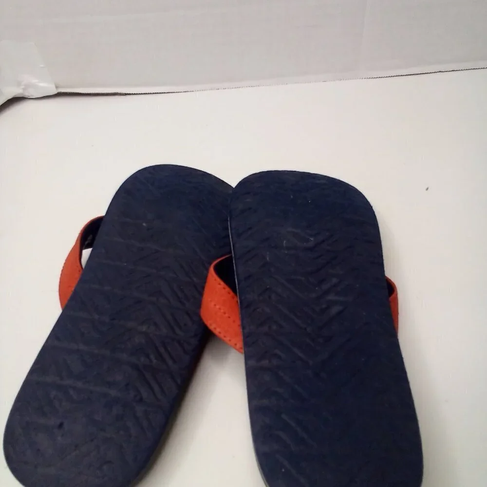 Reef Flip Flops Boys 2 Kids Rainbow Colorful Pre-owned